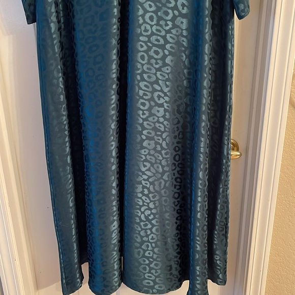SHEIN dark teal/greenish Long Sleeve Dress, size 3X - Picture 8 of 14